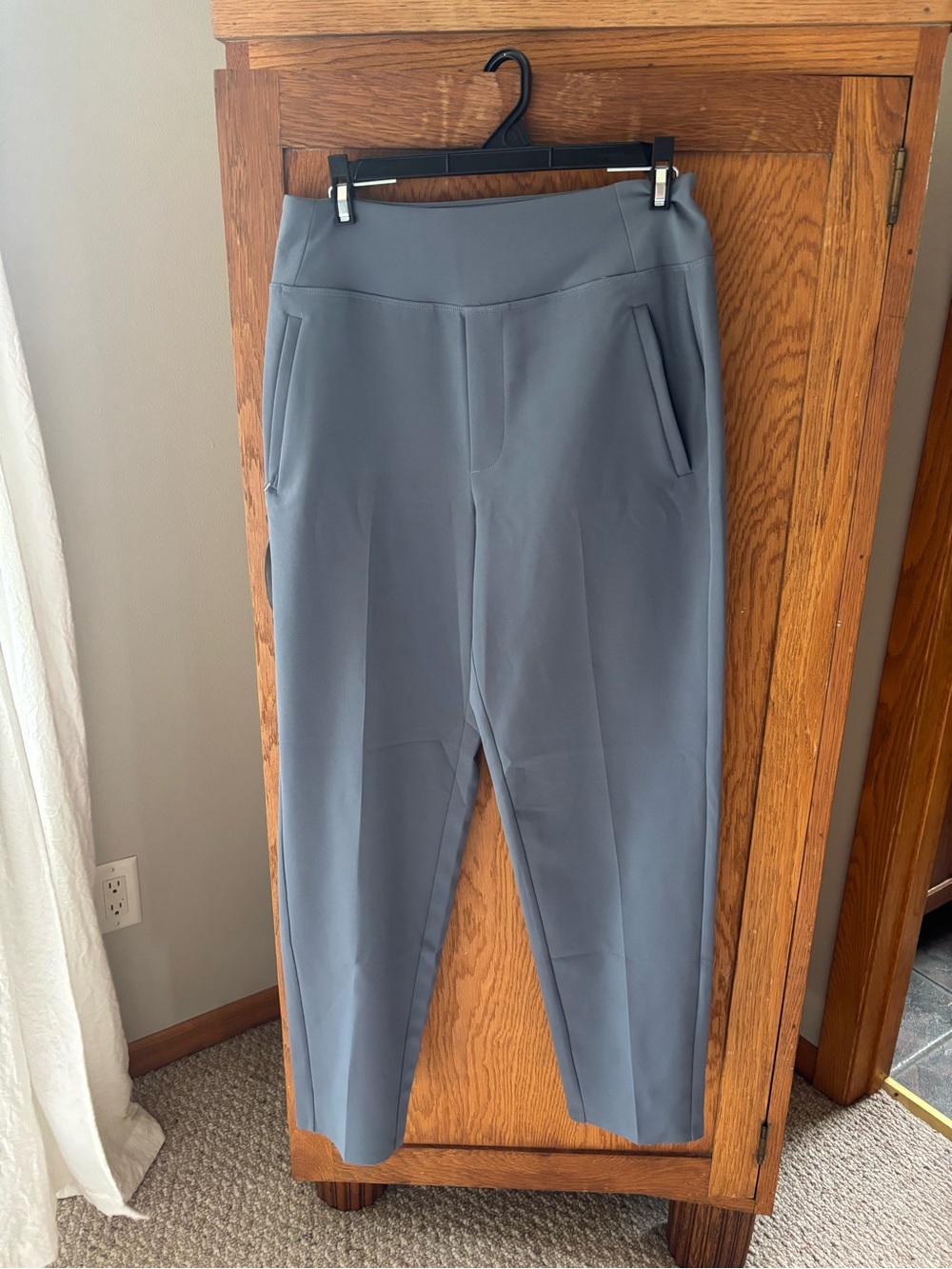Brand New Athleta Tailored High-Waist Ankle Pants in Slate Gray